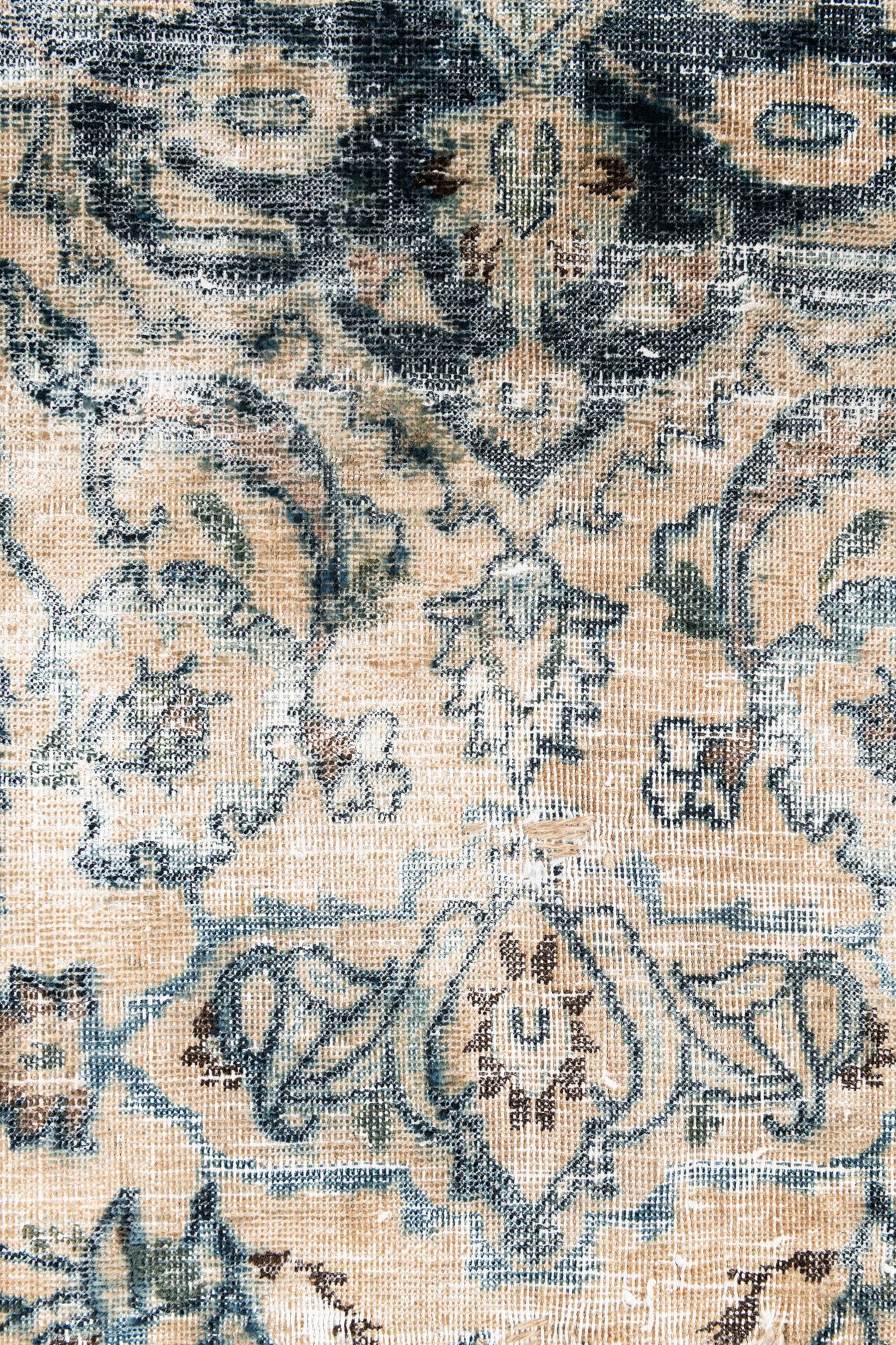 5' 4 x 8' 6 Hand Knotted Ultra Vintage Persian Wool Rug