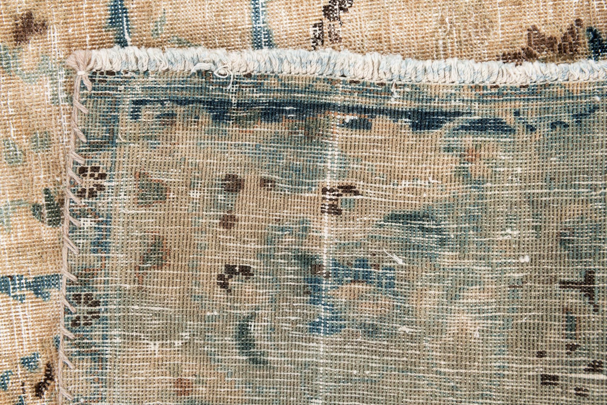 5' 4 x 8' 6 Hand Knotted Ultra Vintage Persian Wool Rug