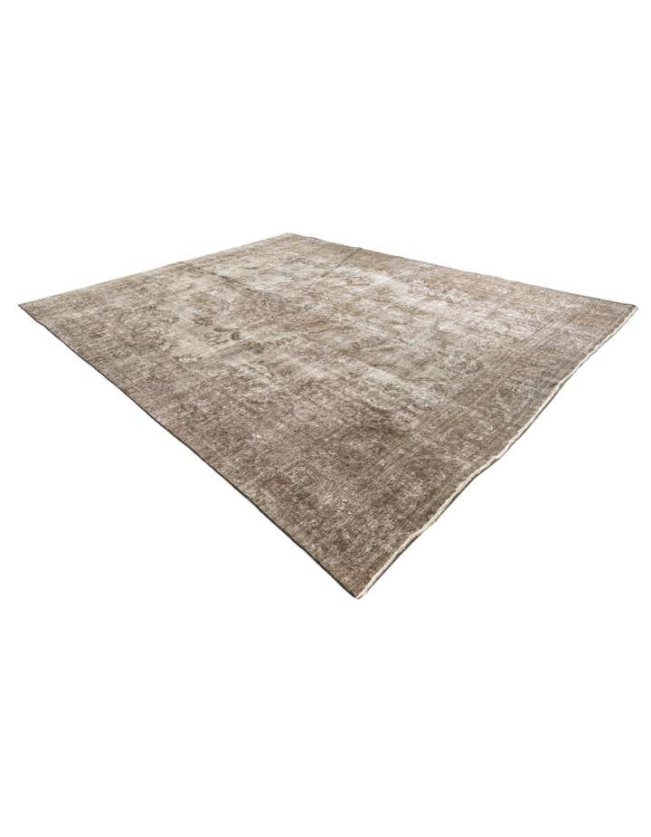 10' x 12' 4 Hand Knotted Ultra Vintage Persian Wool Rug