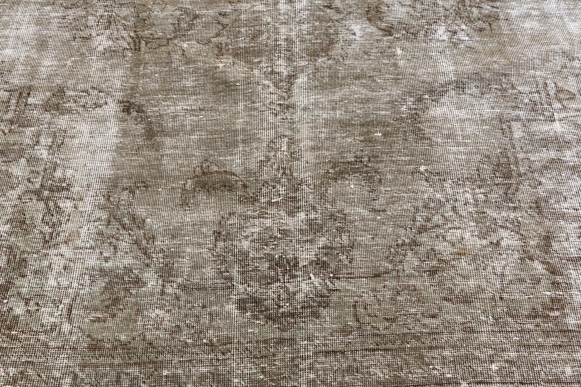10' x 12' 4 Hand Knotted Ultra Vintage Persian Wool Rug