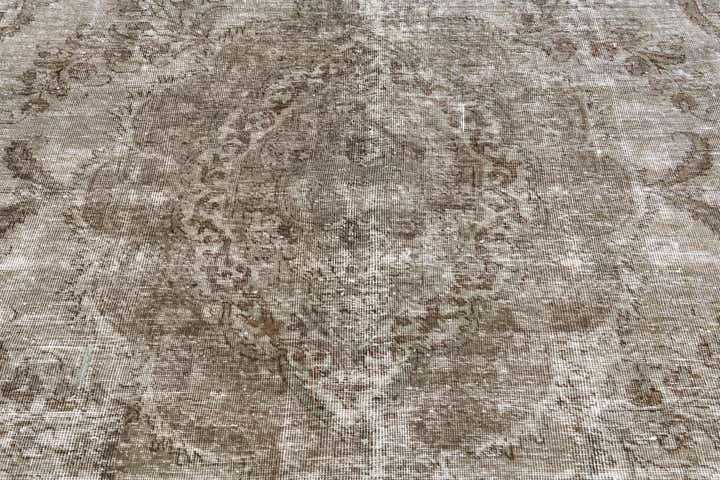 10' x 12' 4 Hand Knotted Ultra Vintage Persian Wool Rug