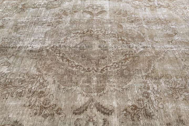 10' x 12' 4 Hand Knotted Ultra Vintage Persian Wool Rug