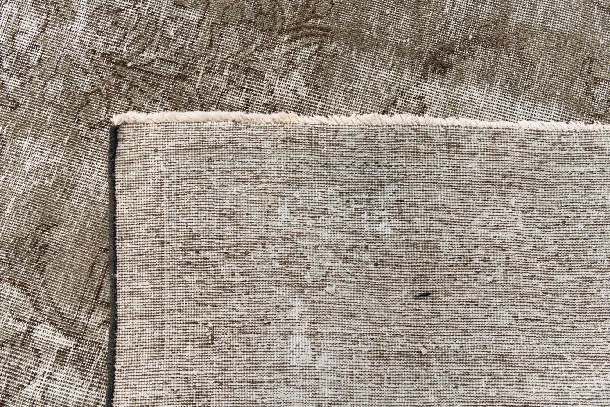 10' x 12' 4 Hand Knotted Ultra Vintage Persian Wool Rug