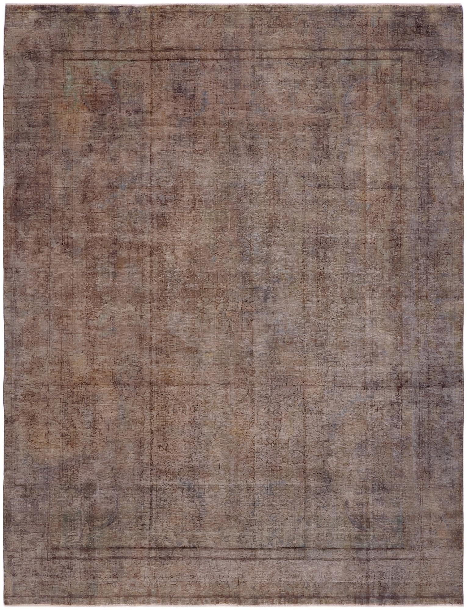 9' 9 x 12' 9 Hand Knotted Ultra Vintage Persian Wool Rug