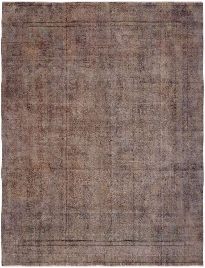 9' 9 x 12' 9 Hand Knotted Ultra Vintage Persian Wool Rug