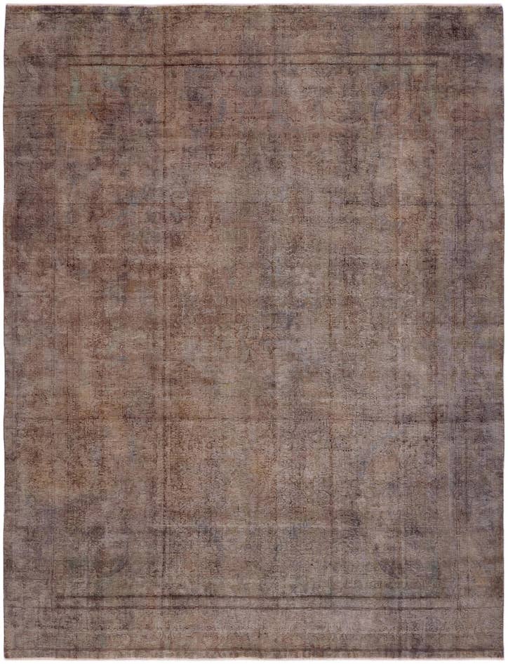 Detail image of 9' 9 x 12' 9 Hand Knotted Ultra Vintage Persian Wool Rug