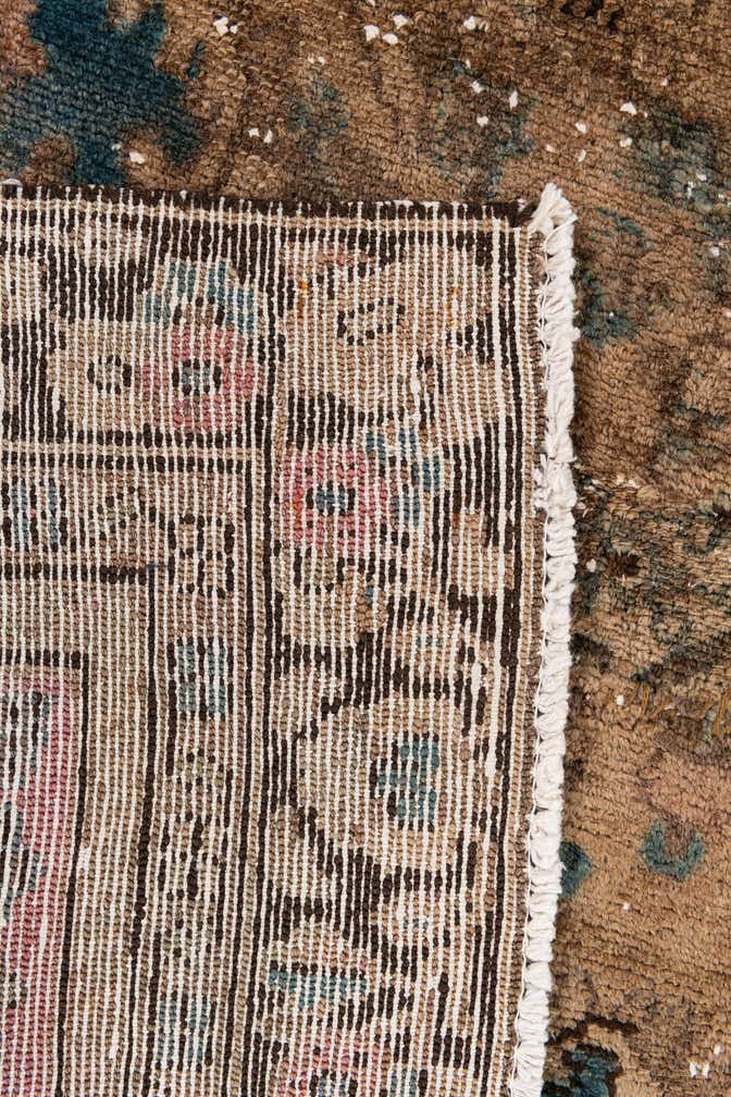 5' 10 x 9' 7 Hand Knotted Ultra Vintage Persian Wool Rug