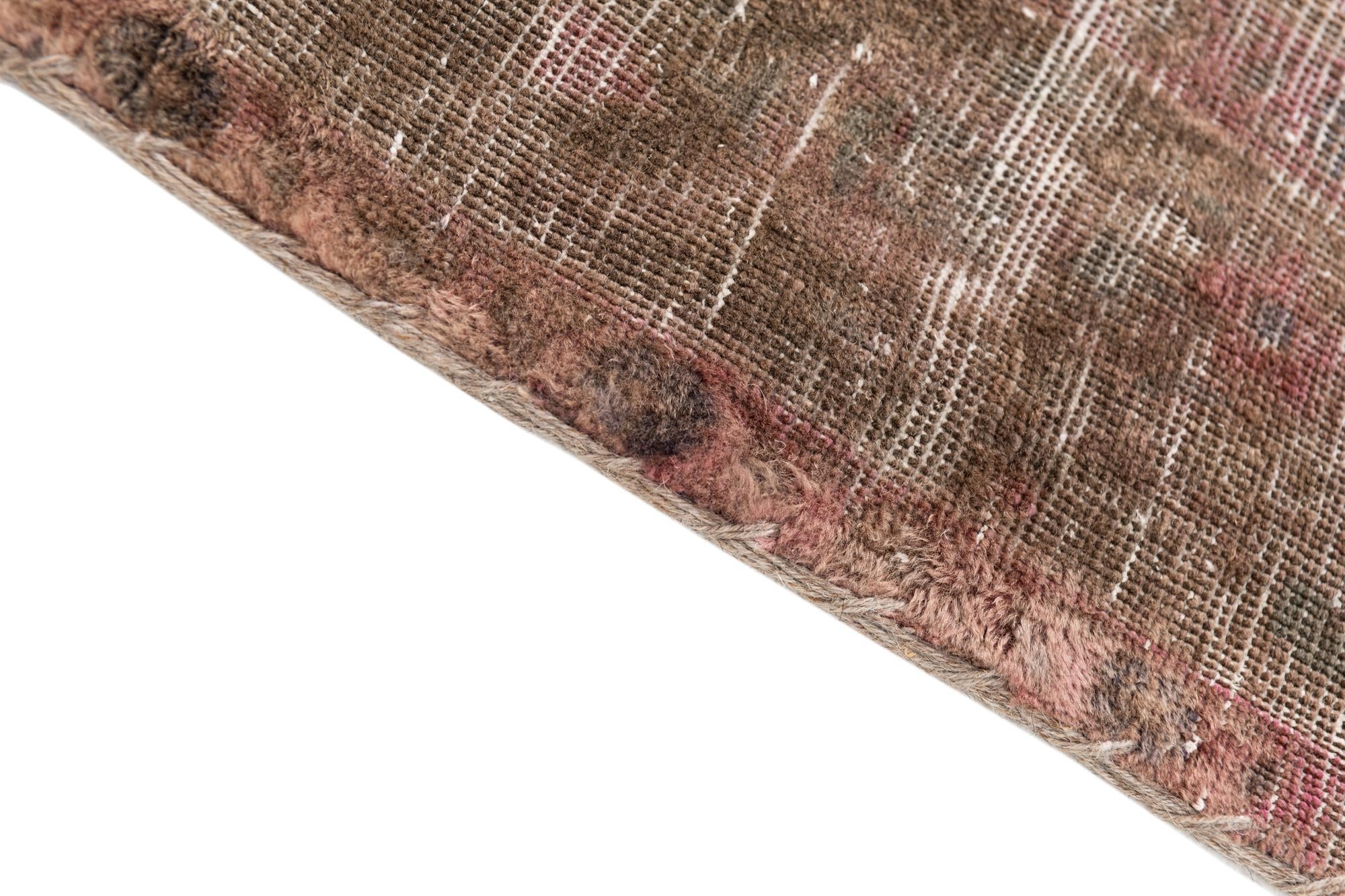 4' 4 x 6' 8 Hand Knotted Ultra Vintage Persian Wool Rug
