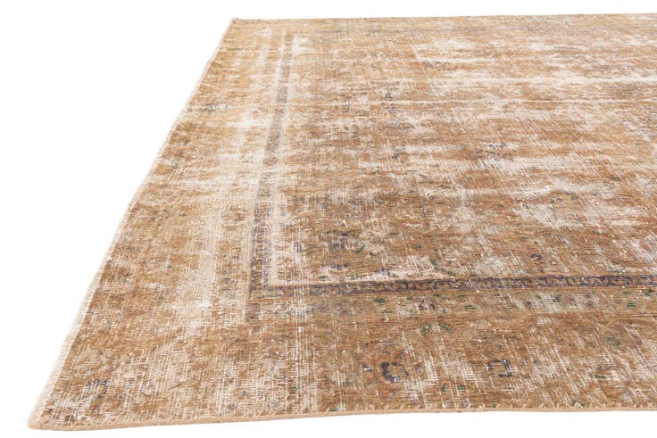 Detail image of 8' 6 x 11' 8 Hand Knotted Ultra Vintage Persian Wool Rug