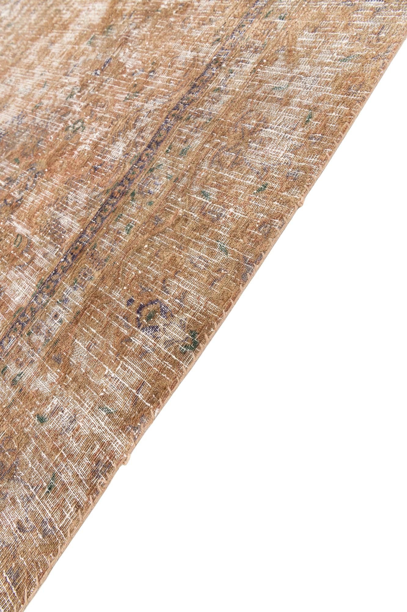 8' 6 x 11' 8 Hand Knotted Ultra Vintage Persian Wool Rug