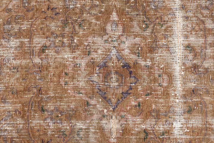 8' 6 x 11' 8 Hand Knotted Ultra Vintage Persian Wool Rug
