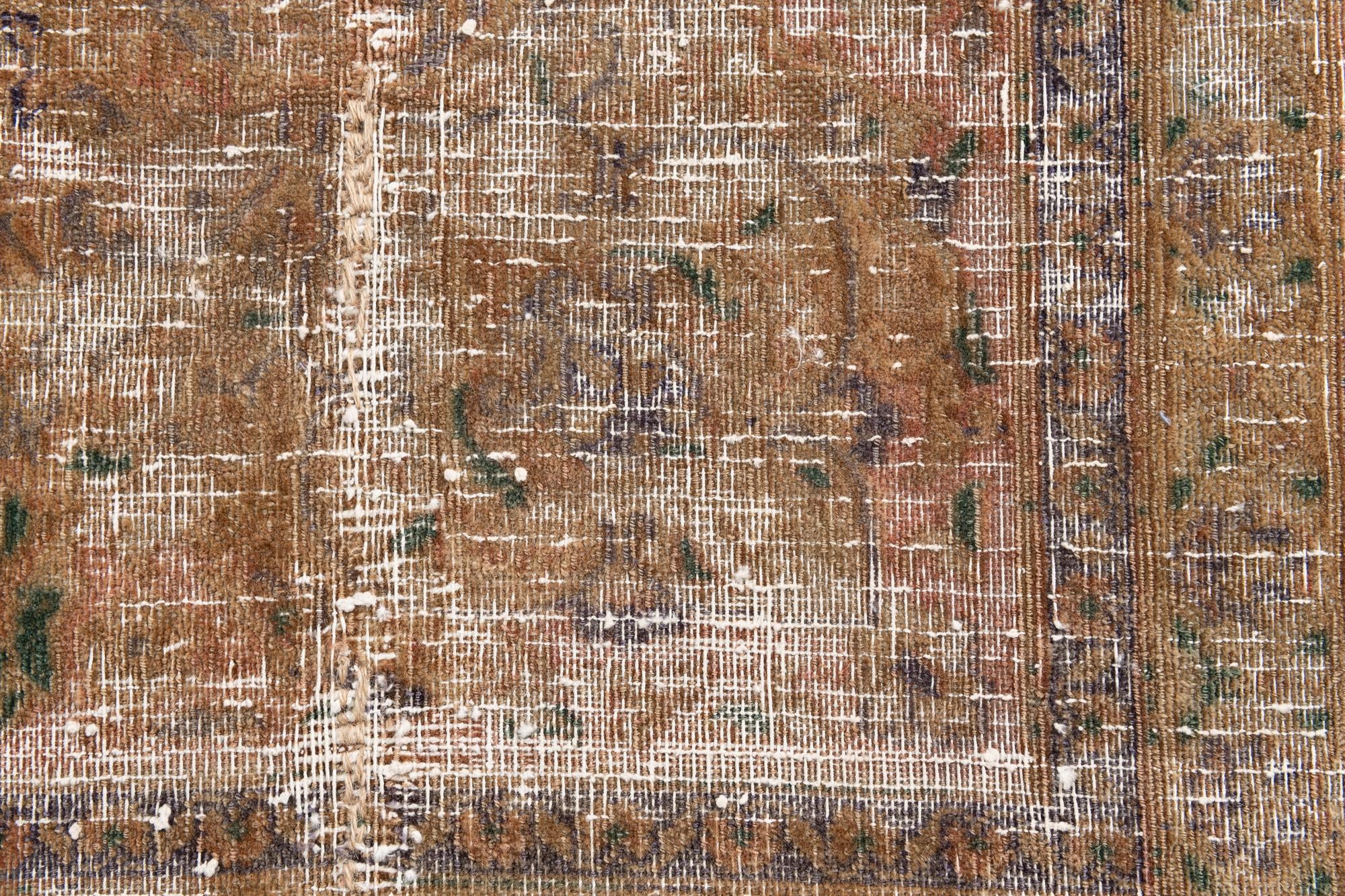 8' 6 x 11' 8 Hand Knotted Ultra Vintage Persian Wool Rug