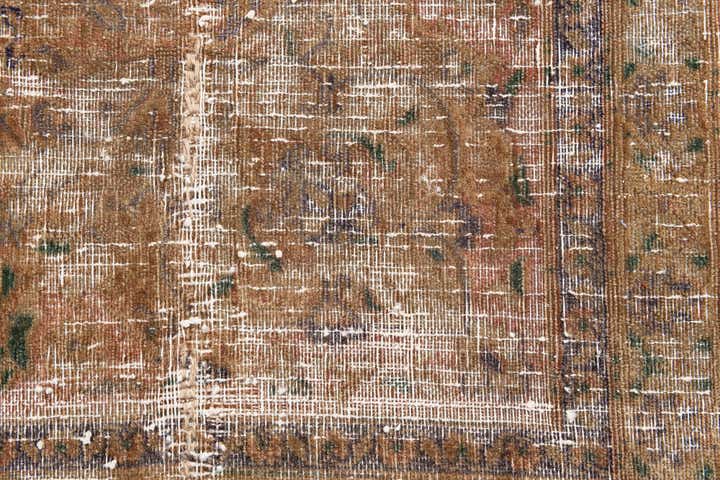 8' 6 x 11' 8 Hand Knotted Ultra Vintage Persian Wool Rug