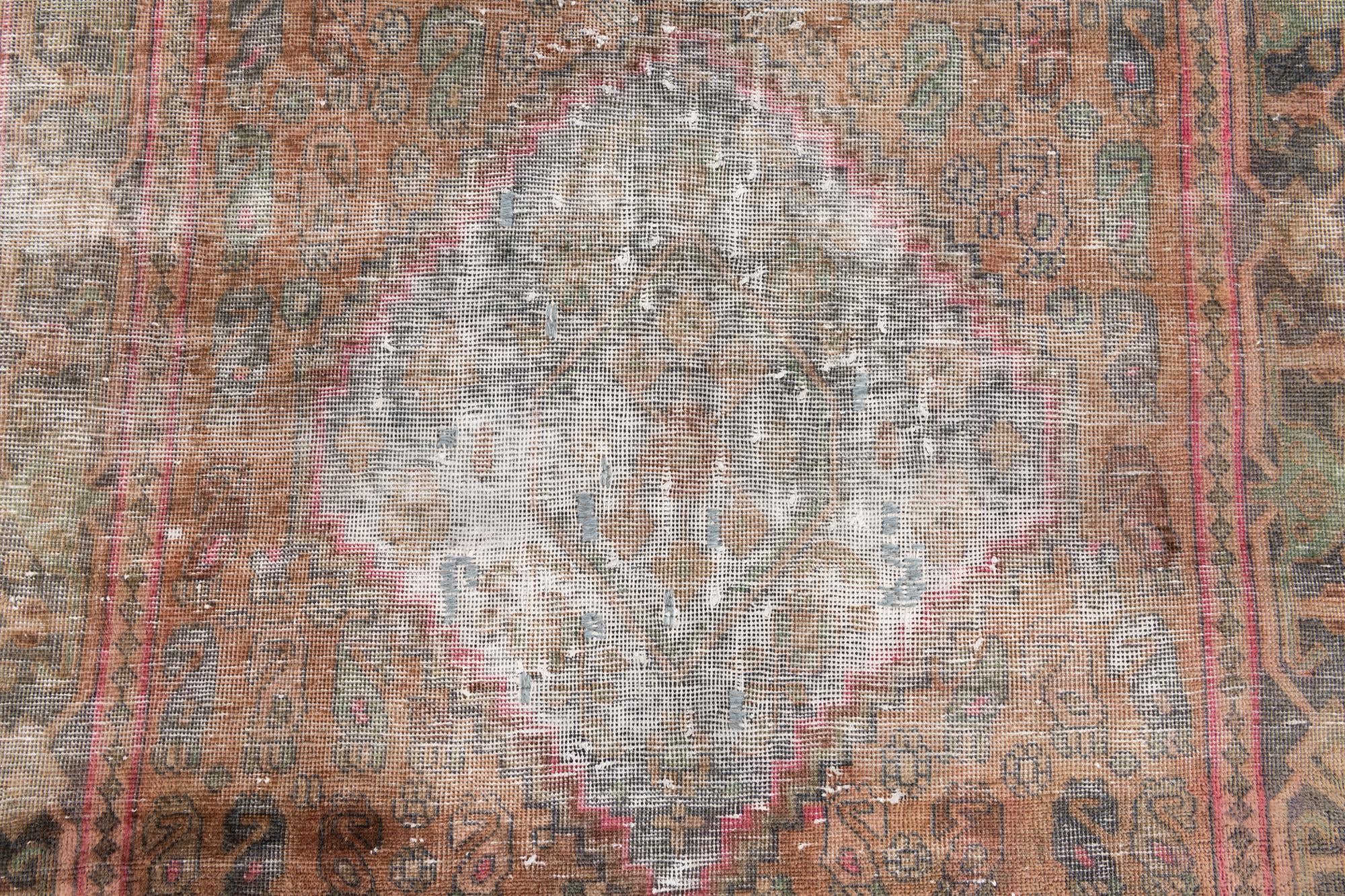 3' 9 x 6' 7 Hand Knotted Ultra Vintage Persian Wool Rug