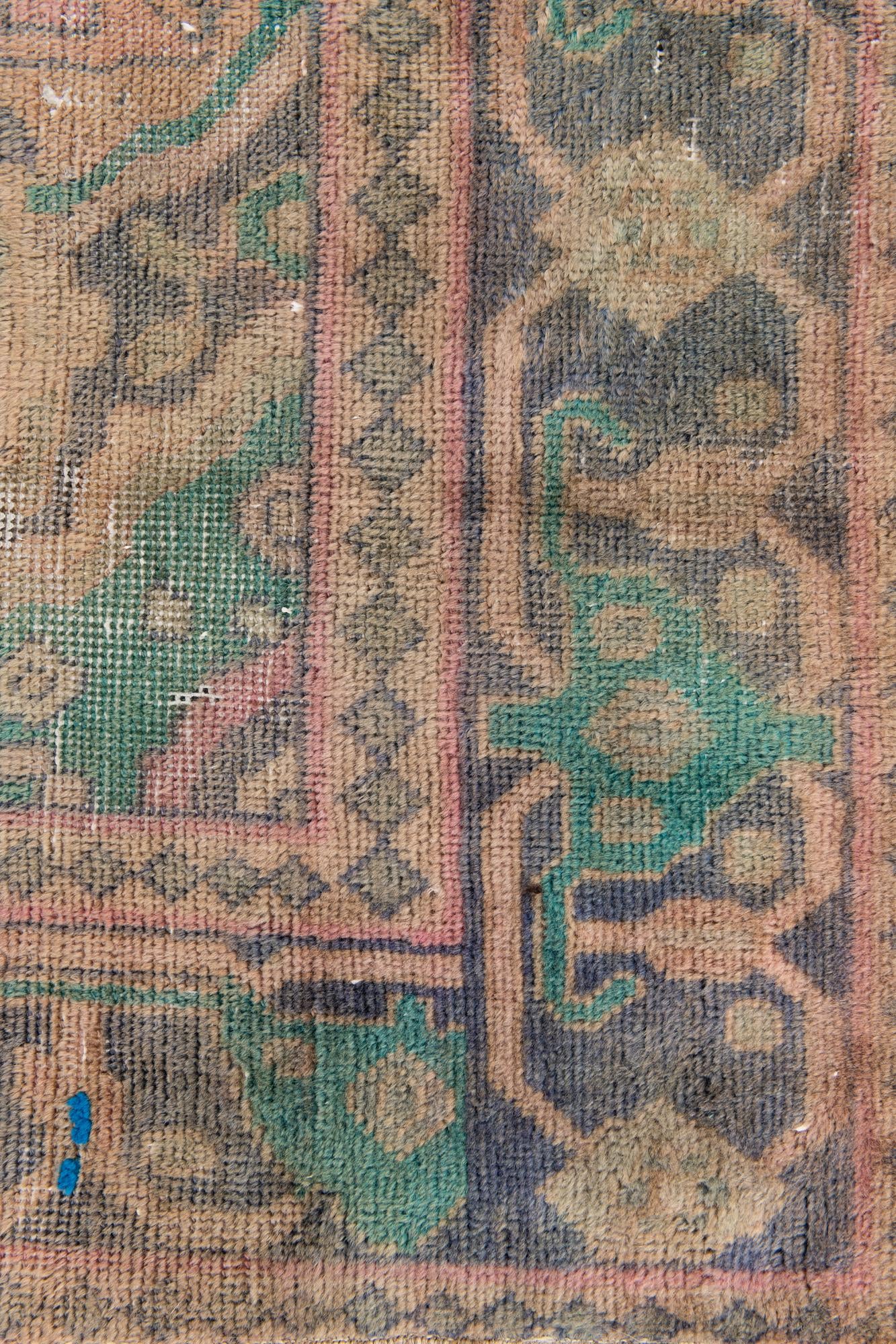 3' 9 x 6' 7 Hand Knotted Ultra Vintage Persian Wool Rug