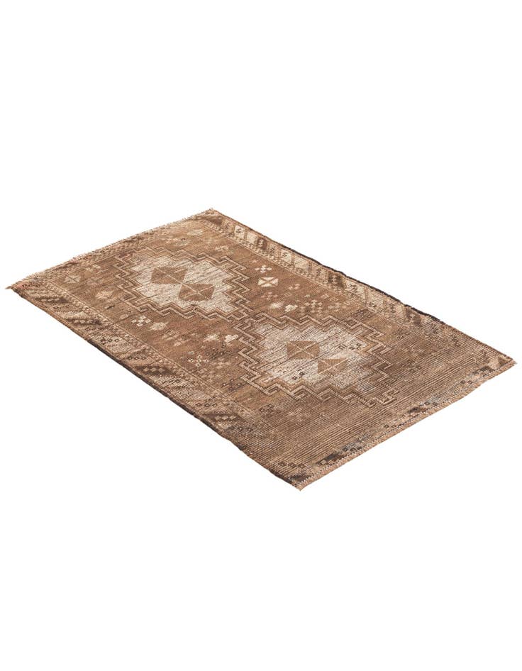 Detail image of 2' 8 x 4' 8 Hand Knotted Ultra Vintage Wool Rug