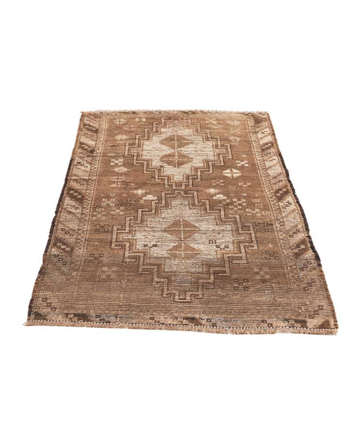 2' 8 x 4' 8 Hand Knotted Ultra Vintage Wool Rug