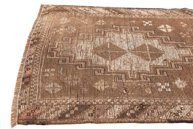 Detail image of 2' 8 x 4' 8 Hand Knotted Ultra Vintage Wool Rug