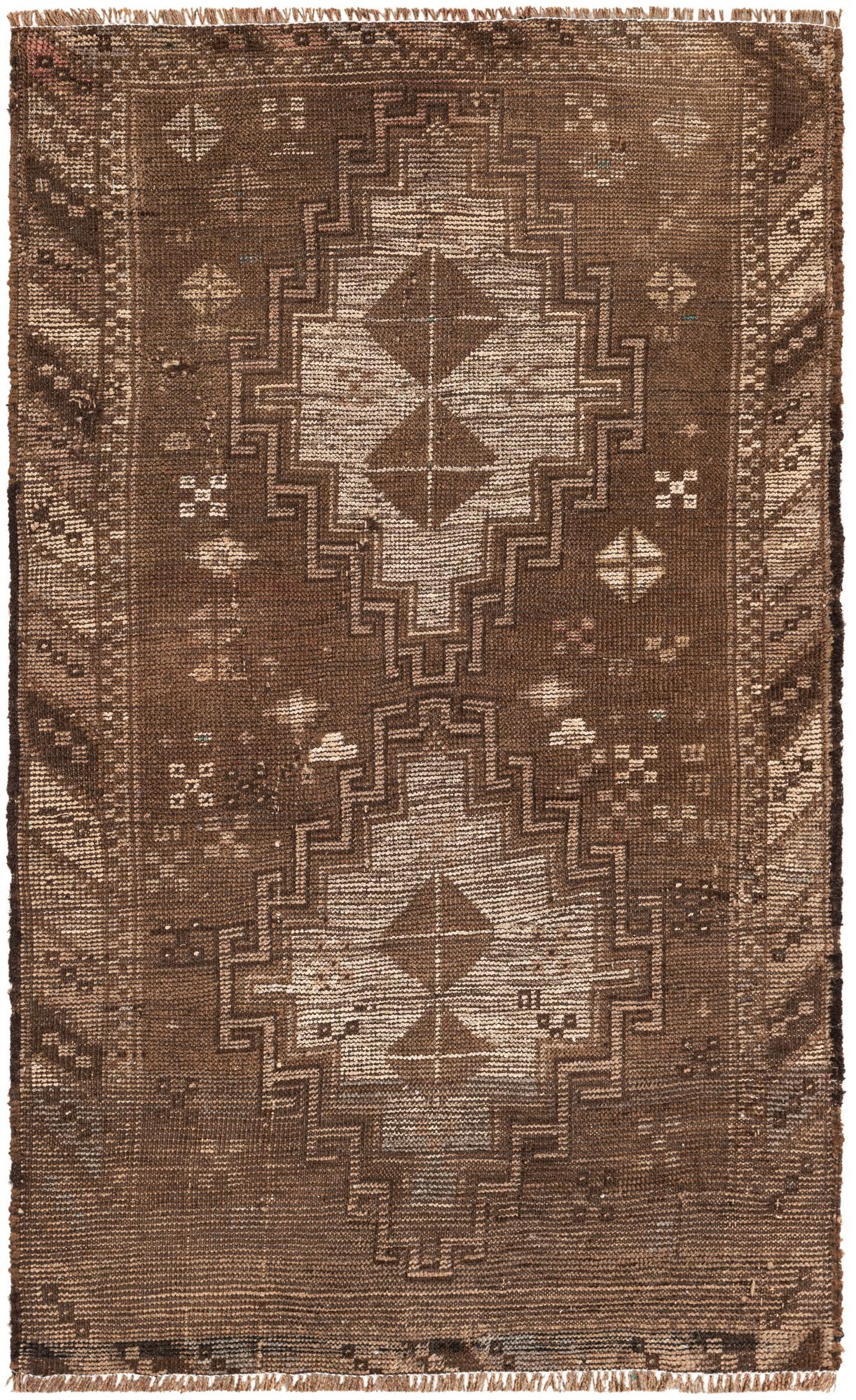 2' 8 x 4' 8 Hand Knotted Ultra Vintage Wool Rug
