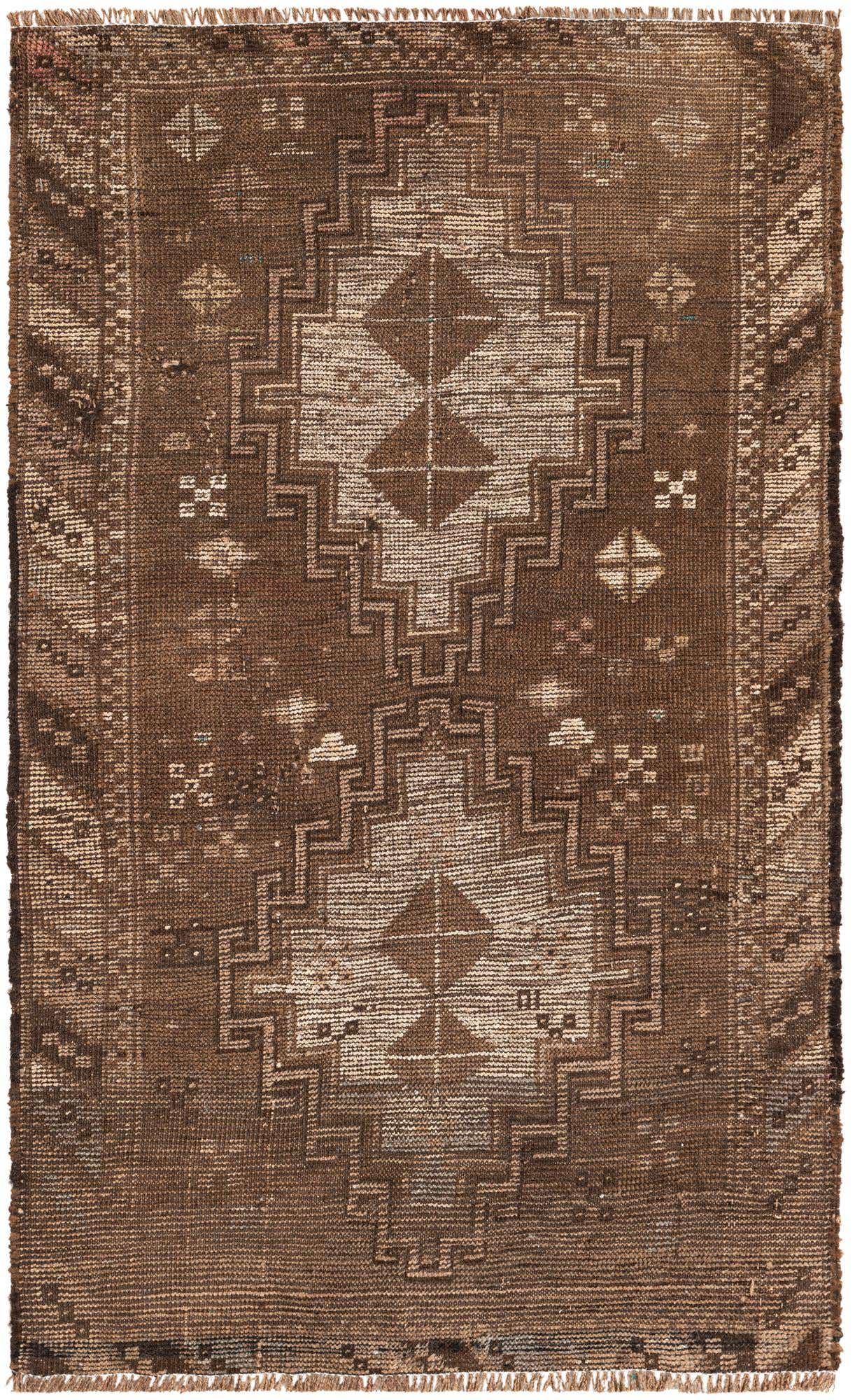 2' 8 x 4' 8 Hand Knotted Ultra Vintage Wool Rug
