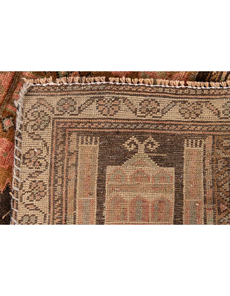 Detail image of 2' 9 x 4' 2  Hand Knotted Ultra Vintage Persian Wool Rug