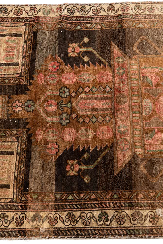 2' 9 x 4' 2 Hand Knotted Ultra Vintage Persian Wool Rug