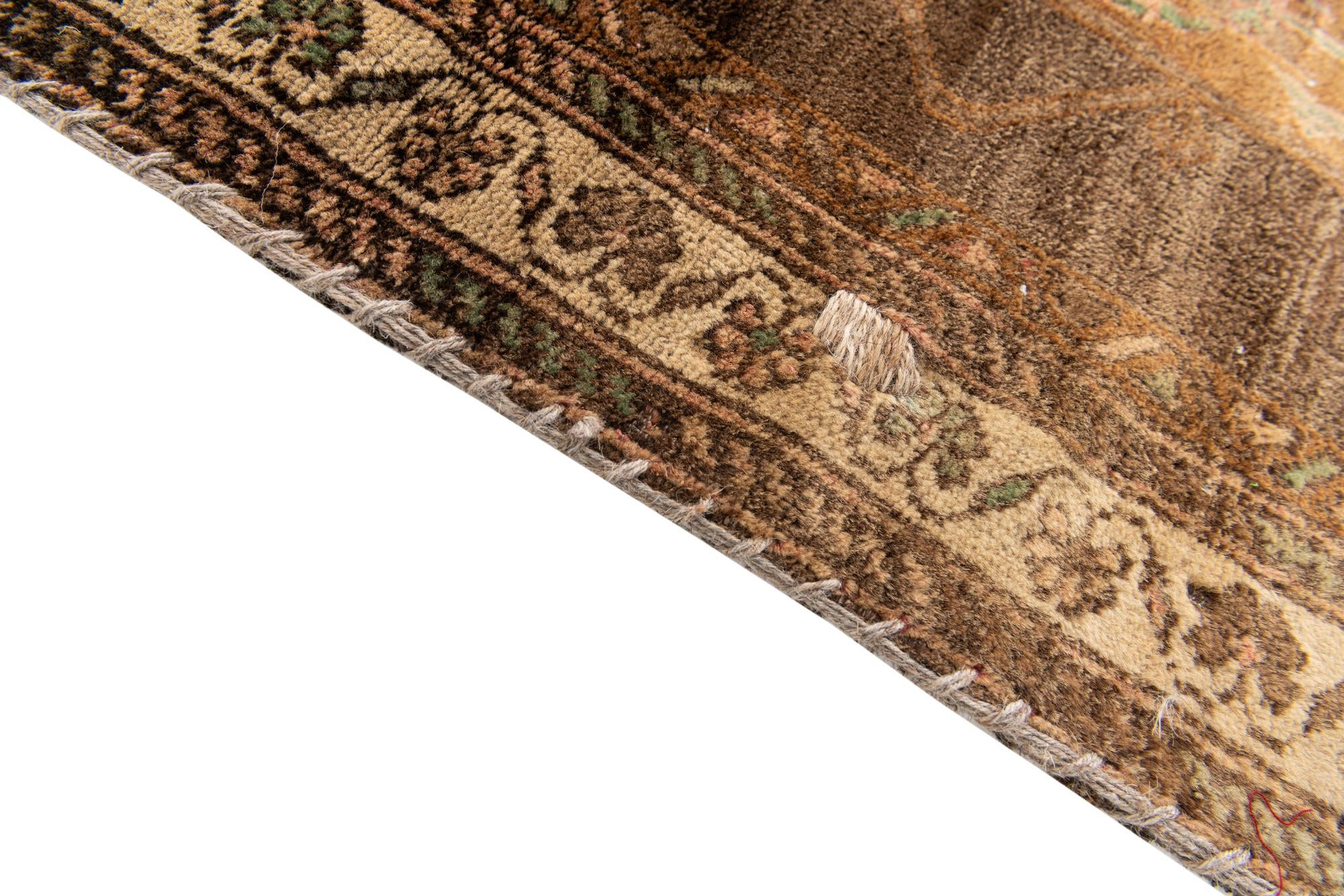 85cm x 125cm anudado a mano Ultra Vintage Alfombra Persa Lana