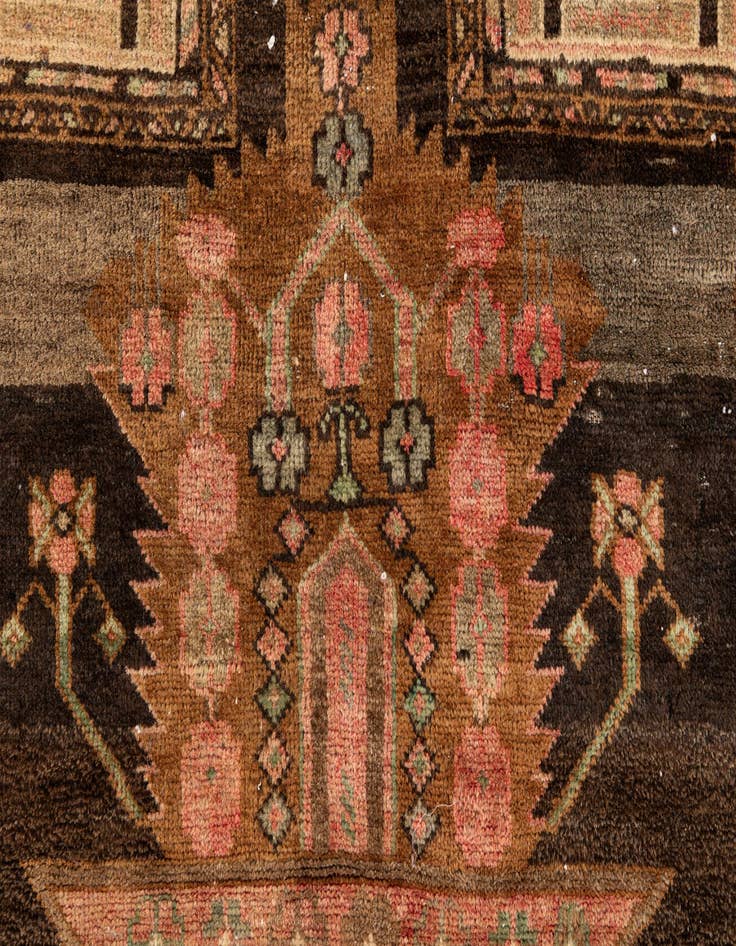 Detail image of 2' 9 x 4' 2  Hand Knotted Ultra Vintage Persian Wool Rug