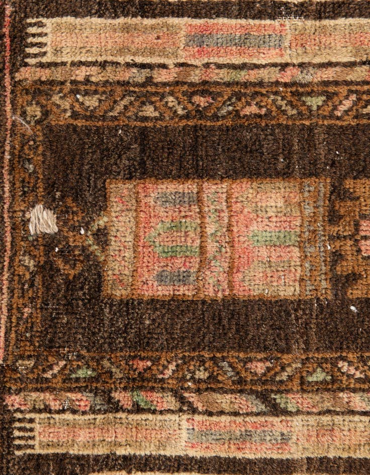 Detail image of 2' 9 x 4' 2  Hand Knotted Ultra Vintage Persian Wool Rug