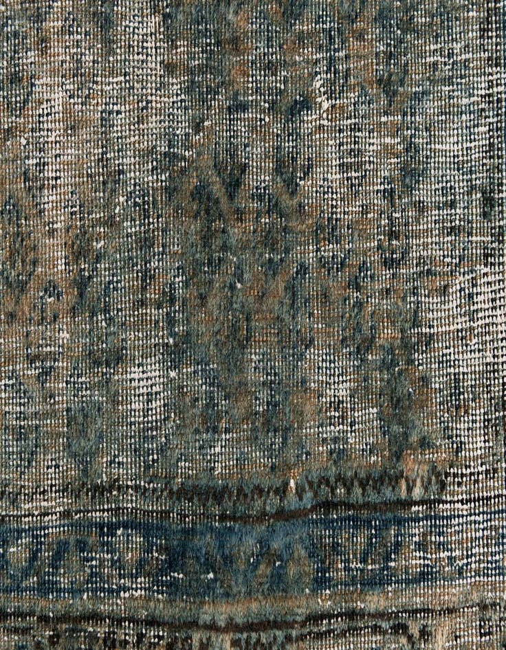 Detail image of 4' 1 x 6' 9  Hand Knotted Ultra Vintage Persian Wool Rug