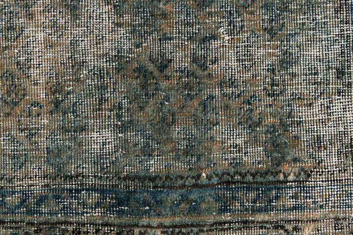 4' 1 x 6' 9 Hand Knotted Ultra Vintage Persian Wool Rug