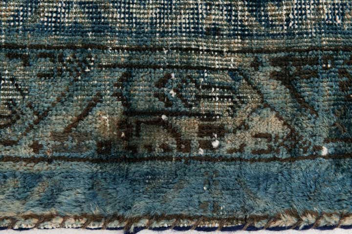 4' 1 x 6' 9 Hand Knotted Ultra Vintage Persian Wool Rug