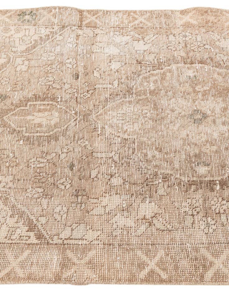 Detail image of 3' 4 x 5'  Hand Knotted Ultra Vintage Persian Wool Rug