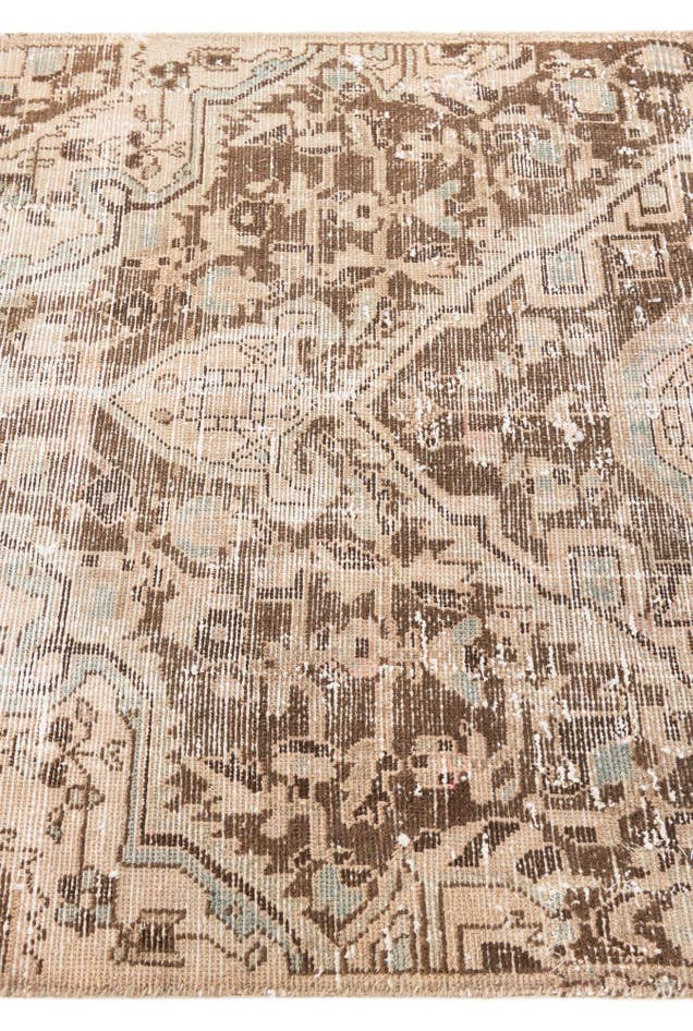 Detail image of 3' 10 x 6' Hand Knotted Ultra Vintage Persian Wool Rug