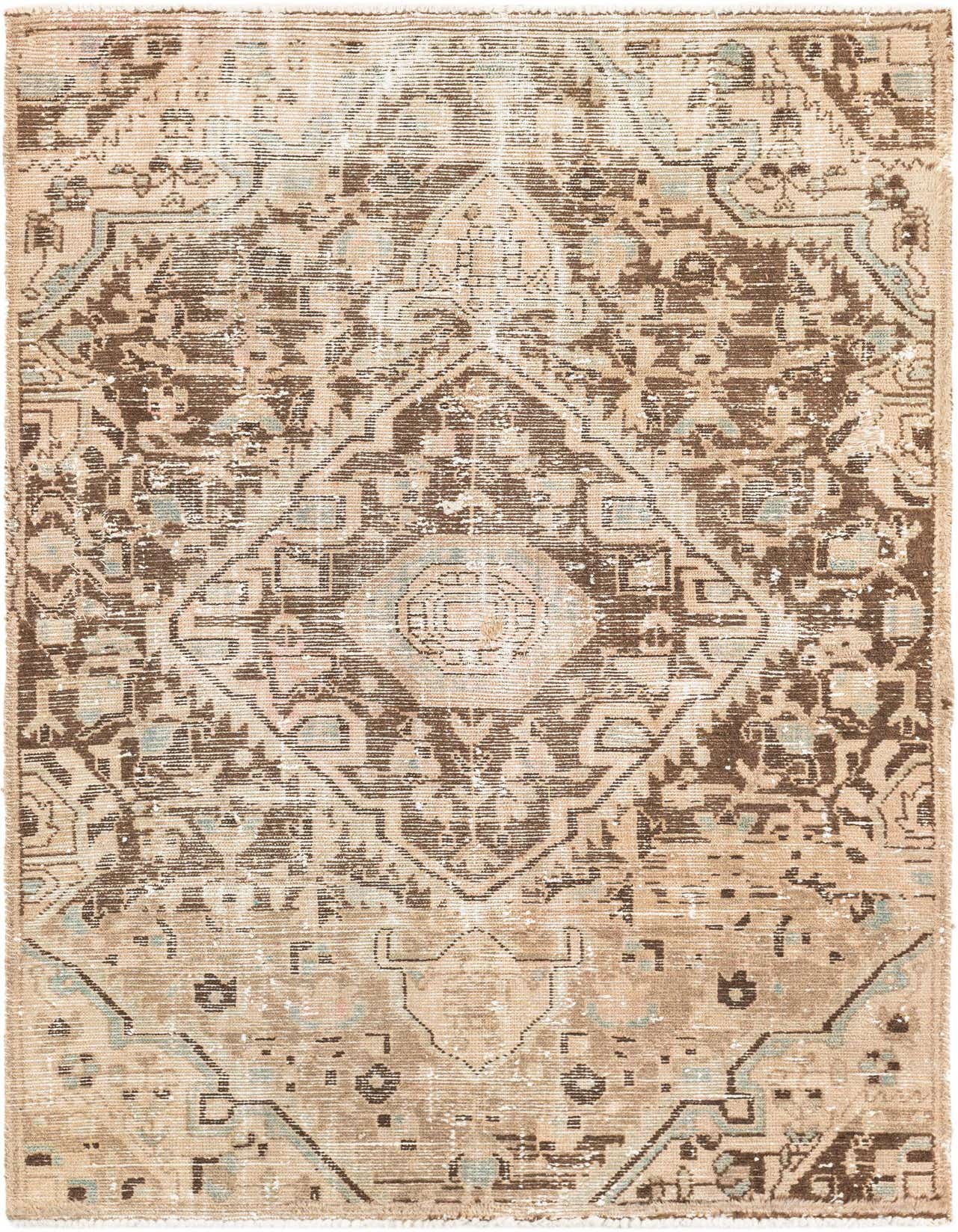 Primary image 3' 10 x 6'  Hand Knotted Ultra Vintage Persian Wool Rug