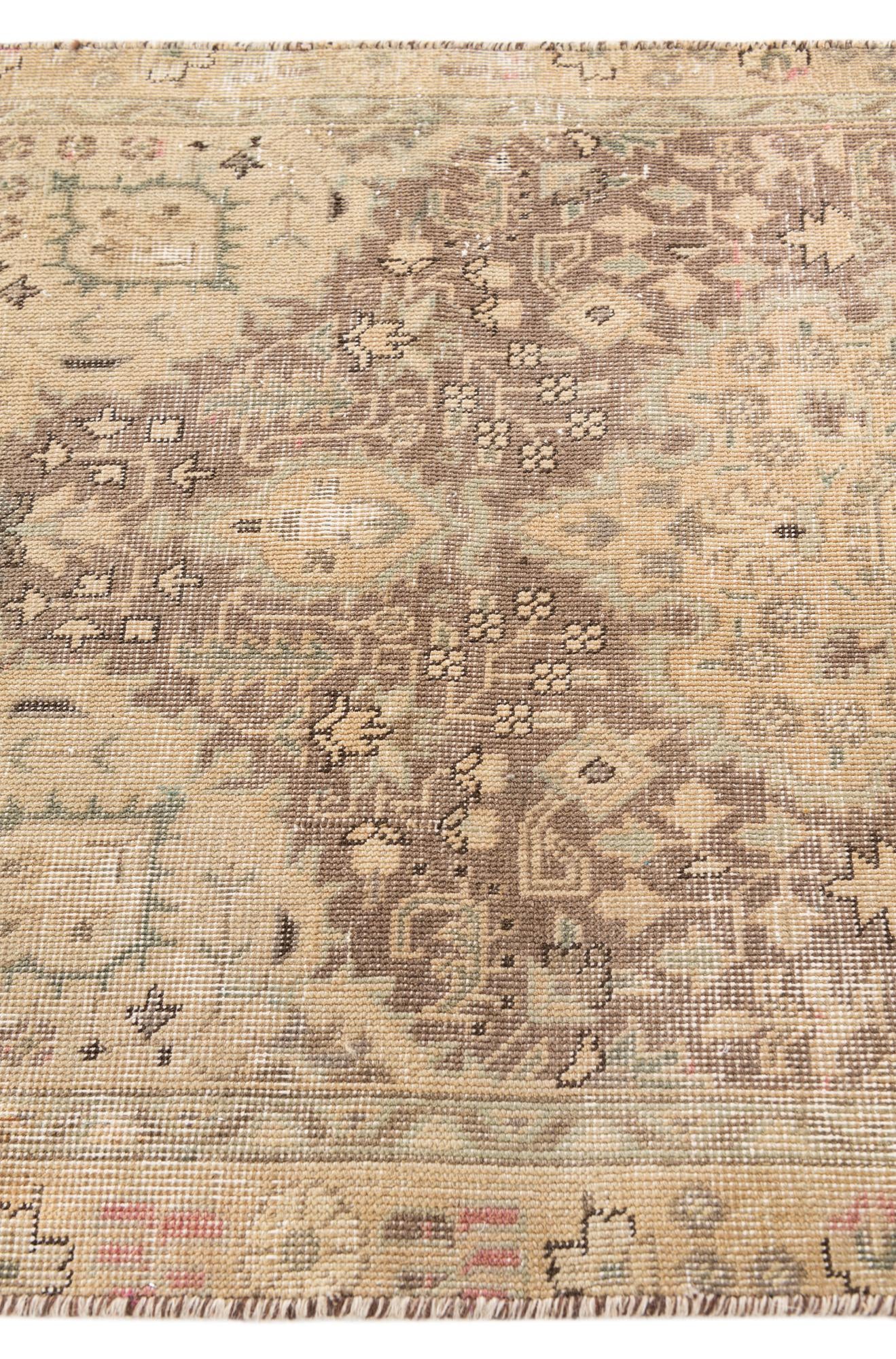 2' 9 x 4' 9 Hand Knotted Ultra Vintage Persian Wool Rug