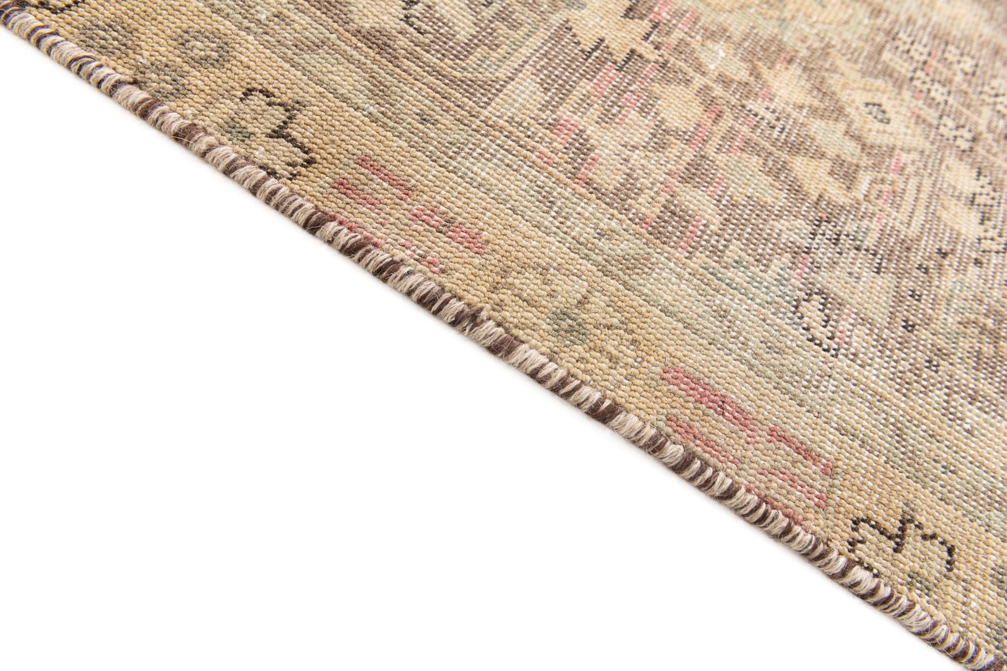 2' 9 x 4' 9 Hand Knotted Ultra Vintage Persian Wool Rug