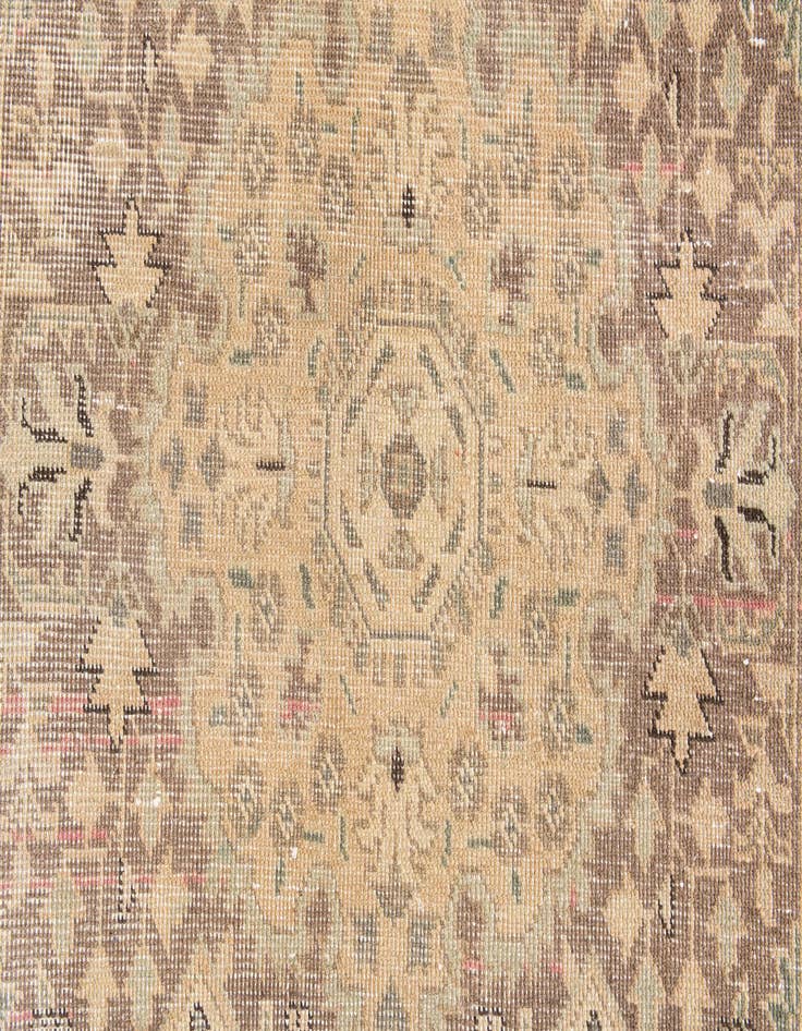 Detail image of 2' 9 x 4' 9  Hand Knotted Ultra Vintage Persian Wool Rug