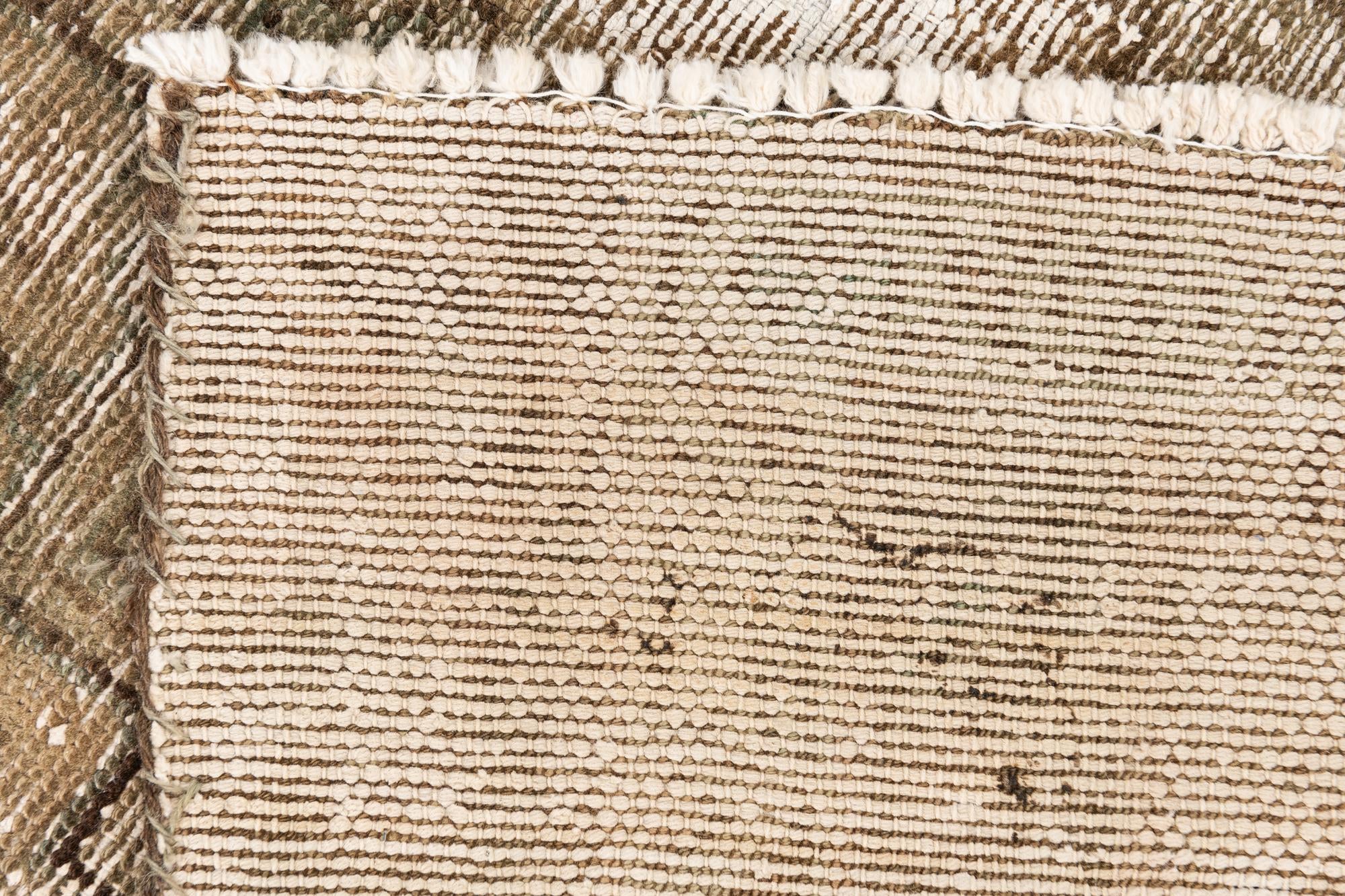 4' 1 x 6' 5 Hand Knotted Ultra Vintage Persian Wool Rug