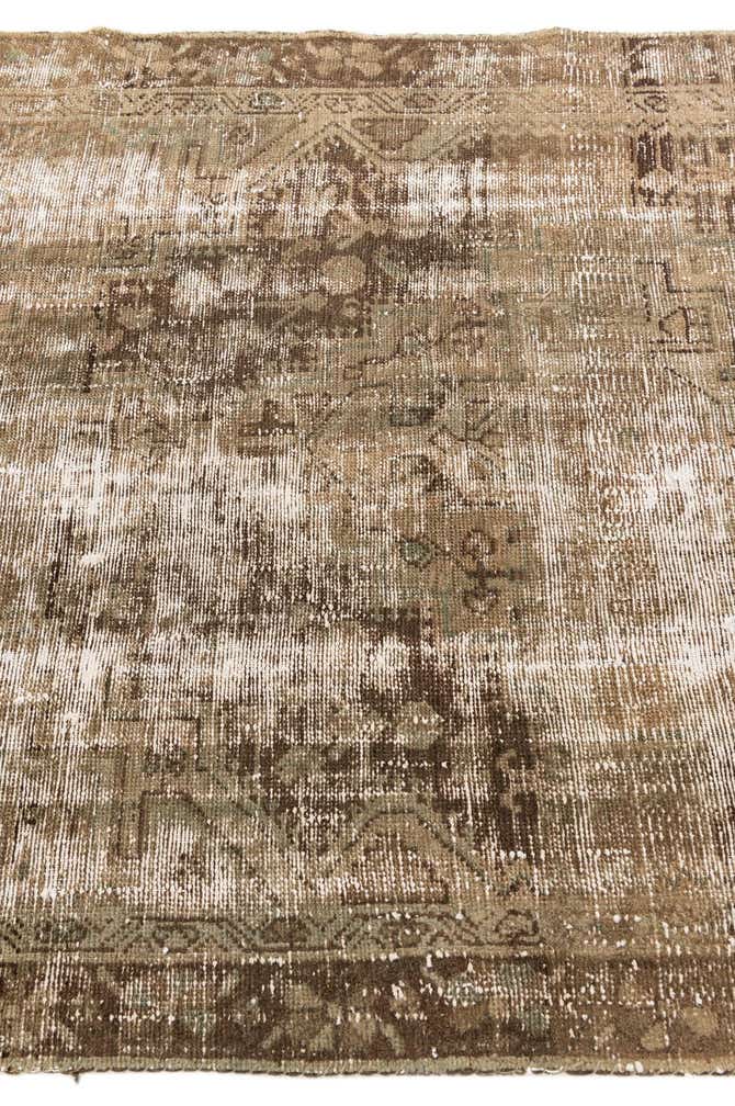 4' 1 x 6' 5 Hand Knotted Ultra Vintage Persian Wool Rug