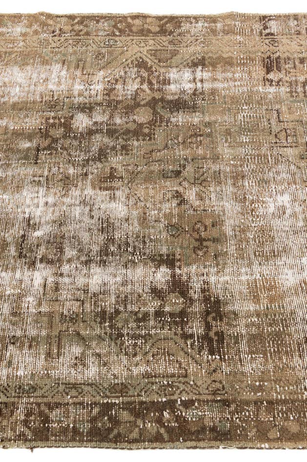 Detail image of 4' 1 x 6' 5 Hand Knotted Ultra Vintage Persian Wool Rug
