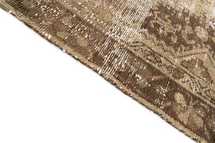 4' 1 x 6' 5 Hand Knotted Ultra Vintage Persian Wool Rug