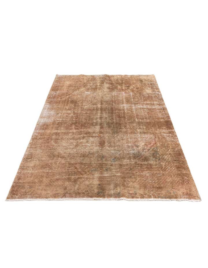 4' 10 x 6' 10 Hand Knotted Ultra Vintage Persian Wool Rug