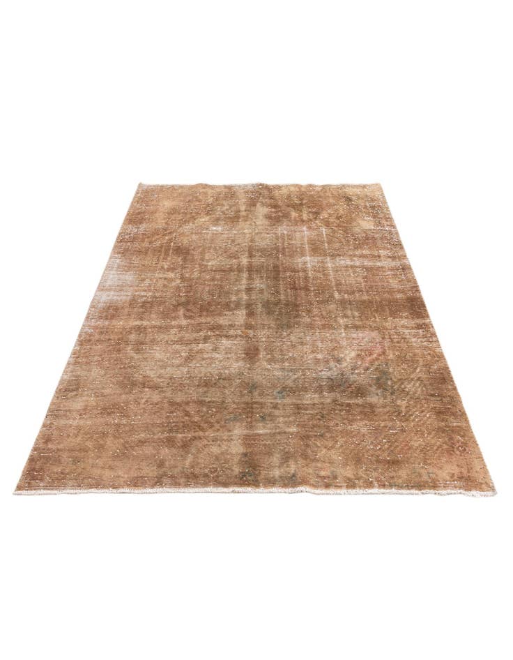 Detail image of 4' 10 x 6' 10 Hand Knotted Ultra Vintage Persian Wool Rug