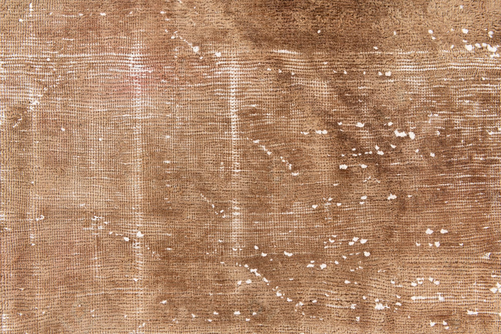 4' 10 x 6' 10 Hand Knotted Ultra Vintage Persian Wool Rug
