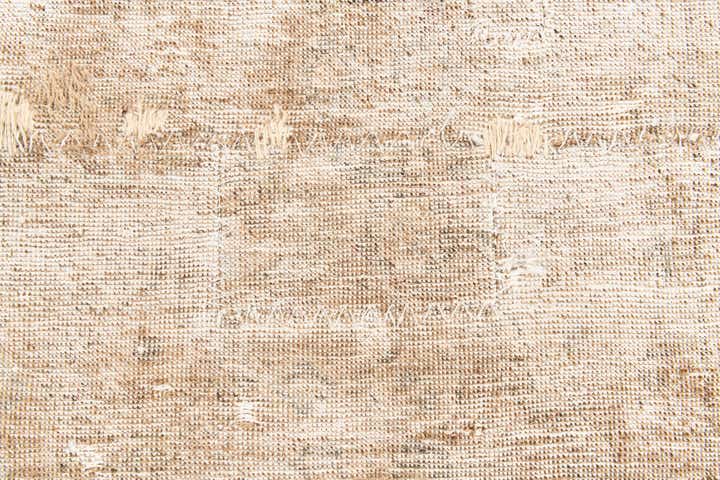 3' 4 x 4' 9 Hand Knotted Ultra Vintage Persian Wool Rug