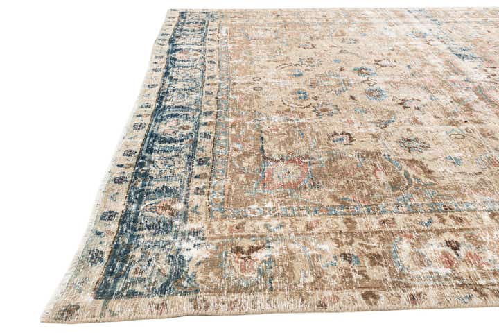 8' x 10' 5 Hand Knotted Ultra Vintage Persian Wool Rug
