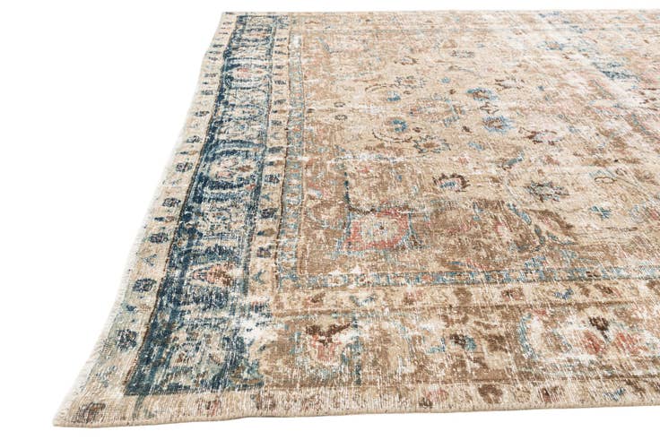 Detail image of 8' x 10' 5 Hand Knotted Ultra Vintage Persian Wool Rug