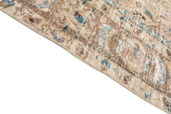8' x 10' 5 Hand Knotted Ultra Vintage Persian Wool Rug