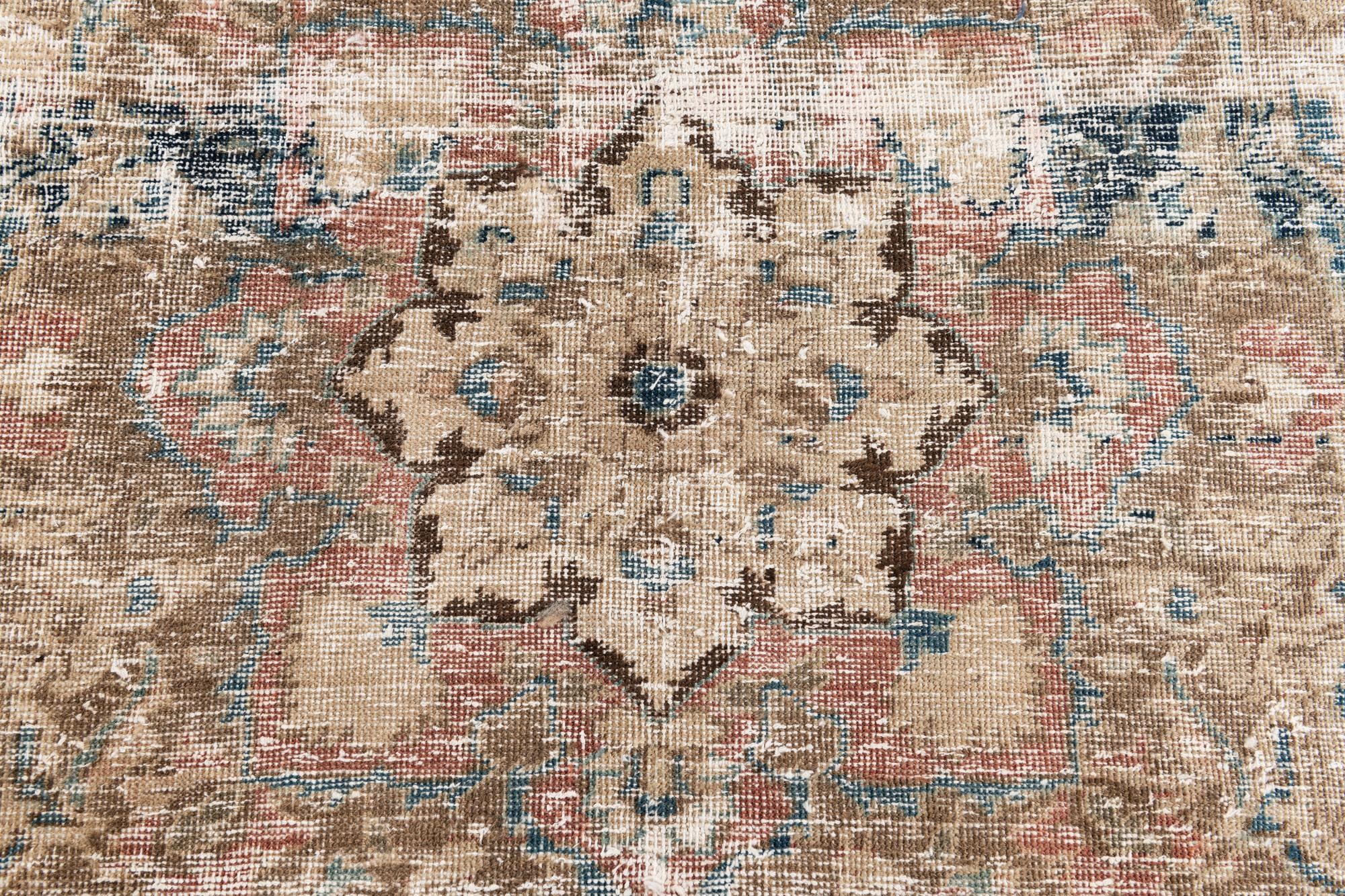8' x 10' 5 Hand Knotted Ultra Vintage Persian Wool Rug